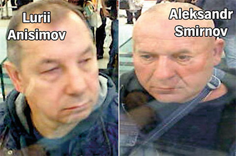 Фотографии задержанных турецкой полицией Смирнова и Анисимова в 2016 и 2017 годах