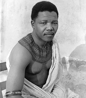 Нельсон Мандела в молодости