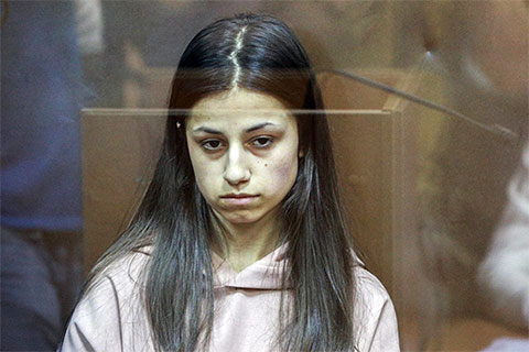 Ангелина Хачатурян в суде