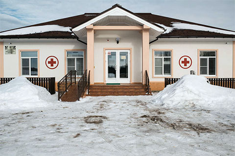 Здание медицинского центра в Городне