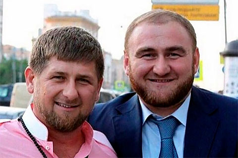Слева: Рамзан Кадыров и Рауф Арашуков