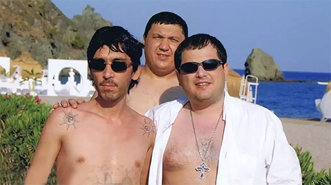 Впереди: Бахтиер Кудратуллаев (Бахти Ташкентский) и Сурен Тавадов (Сурик Андижанский)