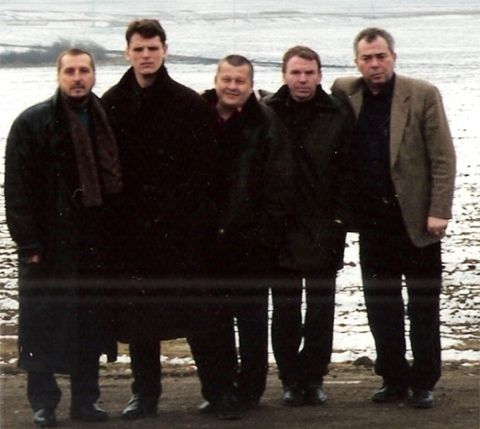 Воры в законе Александр Тимошенко (Тимоха), Сергей Коваленко (Мамонтенок) и Владимир Клещ (Щавлик)