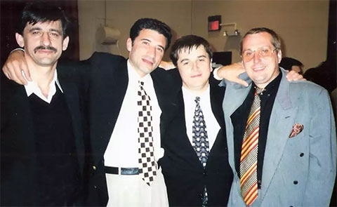 Слева: 2) Нодар Фаризян (Ноно), 3) Осман Кадиев, 4) Александр Тимошенко (Тимоха Гомельский)