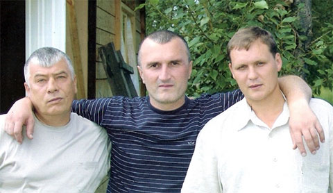 Слева: криминальный авторитет Федор Титов (Тит), вор в законе Георгий Углава (Тахи), Николай Буглак