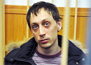 Павел Дмитриченко после своего ареста в марте 2013 года