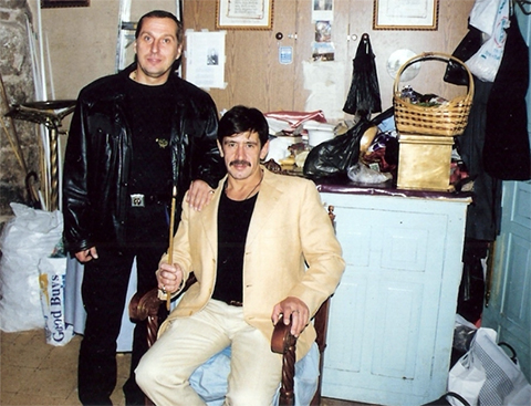 Слева: вор в законе Александр Тимошенко (Тимоха) и Константин Яковлев (Костя Могила)