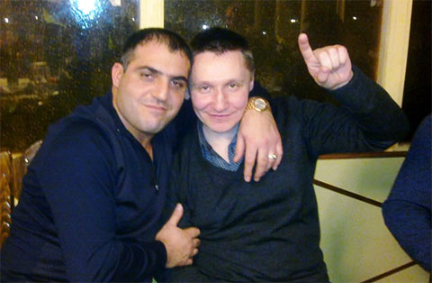 Слева воры в законе: Артем Аракелян (Артем Липецкий) и Александр Кушнеров (Саша Кушнер)